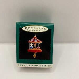 1995 Hallmark Mini-Santa’s Little Big Top Ornament